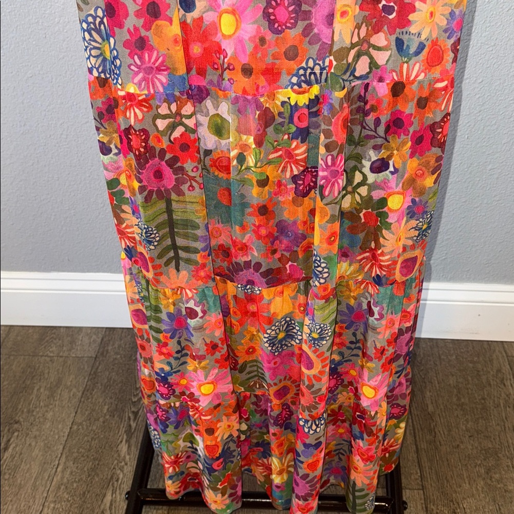 Floral Multicolor Maxi Dress - Picture 5 of 8
